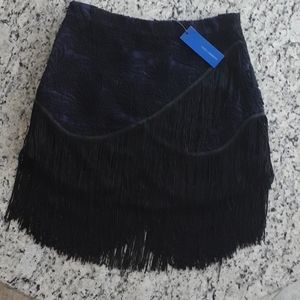 Rebecca Minkoff Fringe Skirt Size 4 NWT